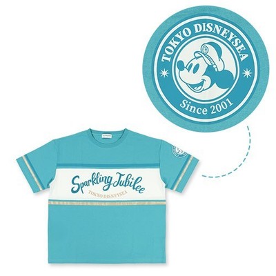 Tokyo DisneySea 25周年記念 ロングスリーブTシャツ Tokyo Disney Sea 25th Anniversary T-shirt Blue One size Sparkling