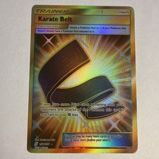 Karate Belt 252/236 Secret Rare Unified Minds Pokemon Holo NM