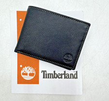 Timberland Men  s Genuine Leather Passcase Security RFID Wallet