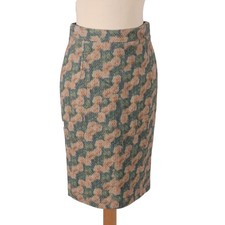 Gonna Cavalli Class Lana Cotone Stampa Floreale Taglia 42 - Italia