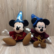 The Disney Store Sorcerer Mickey Fantasia Mini Bean Bag Plush Stuffed Animal 2 
