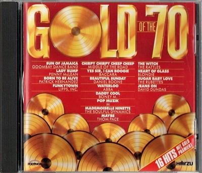 VARIOUS ARTISTS - Gold Of The 70 ; CD 1989 ; D ; Pop , Rock, Compilation