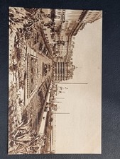 Eastbourne Postkarte um 1920 alter Pier Eingang Teppich Gärten Sussex