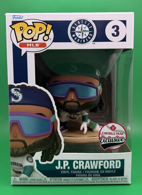 #ad JP Crawford Funko Pop amp; FREE Protector Seattle Mariners T Mobile Park Exclusive $49.99