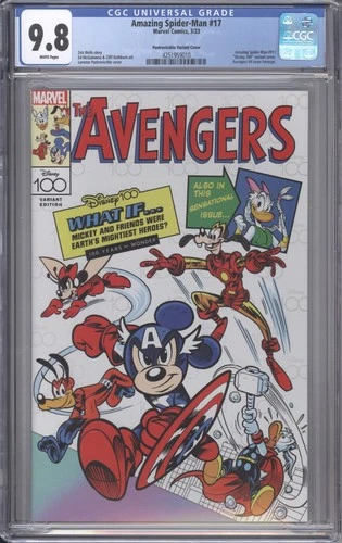 Amazing Spider-Man #17 CGC 9.8 2023 Pastrovicchio Cover Disney 100