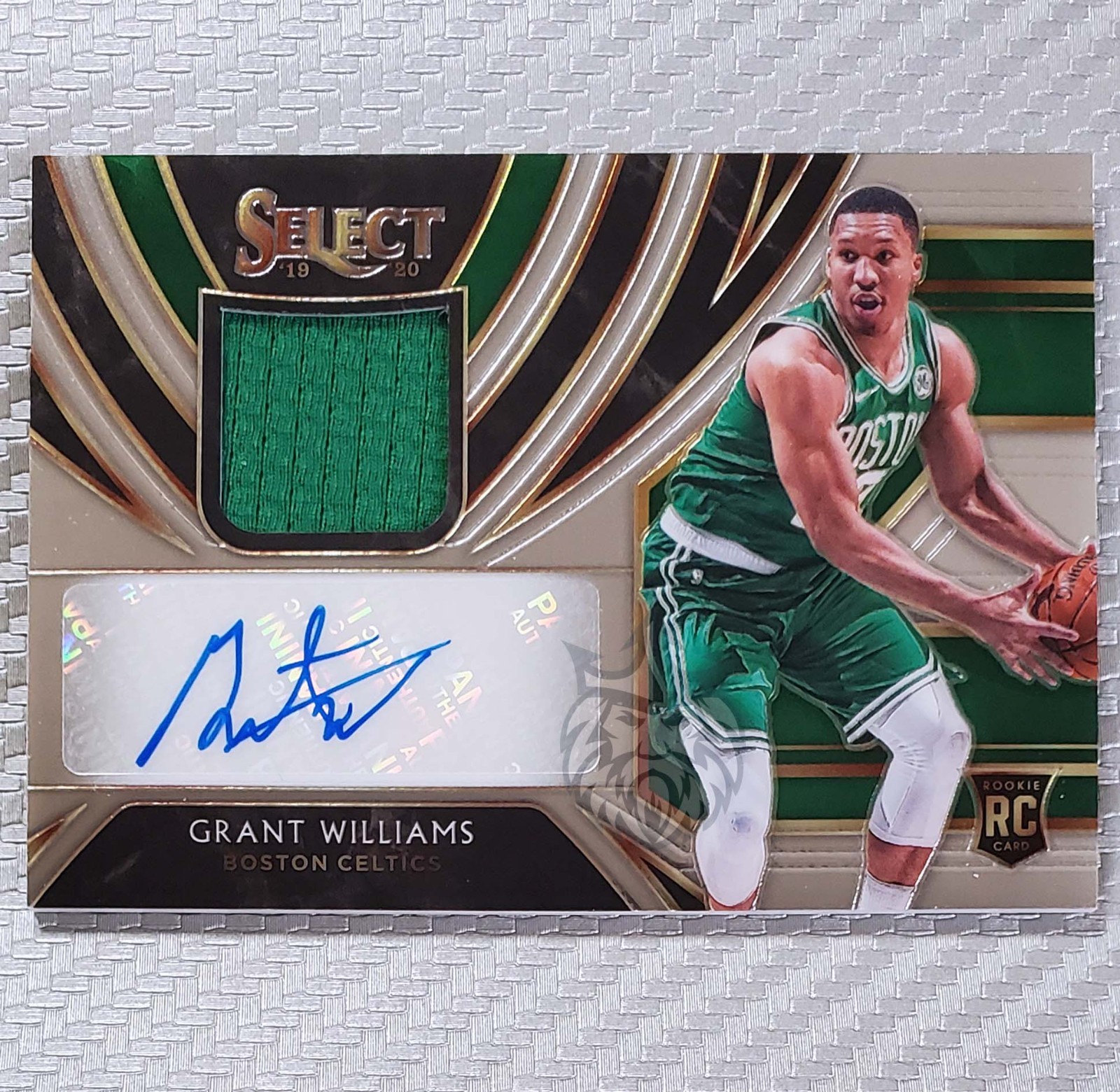 Grant Williams RC /199 📈 2019-20 Select Rookie Jersey Auto #RJA-GWL Celtics