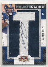 2009 Donruss Threads Jason Smith Letterman RC Auto "T" 239/250