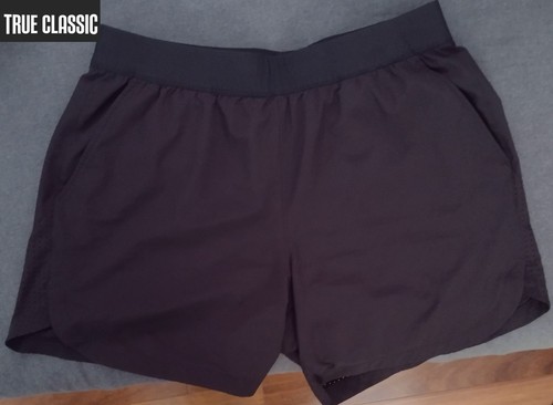 True Classic 7" Active Training Shorts - Black - Men's Size L - 90 Poly/10 Span