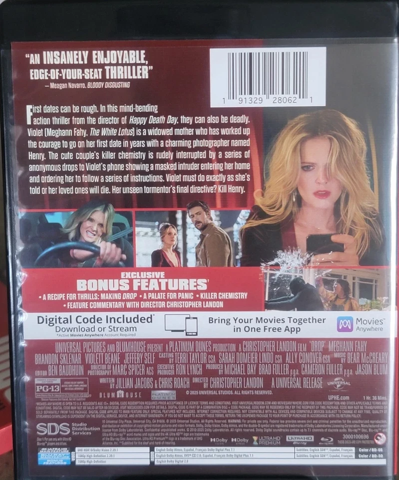 Drop: Collector's Edition (4K Ultra HD Only) No Blu-ray or Digital Code!  - Image 2 of 3