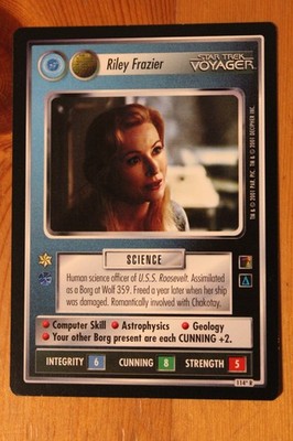 Star Trek CCG - The Borg - Riley Frazier - 114*R+ (FED)