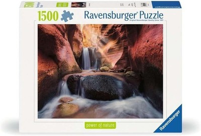 NEW & SEALED Ravensburger 00801 Waterfall in Red Canyon 1500 Pc Jigsaw Puzzle