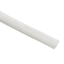 Insulation Cable Protector 9.8 Ft 12mm High TEMP Fiberglass Sleeve White