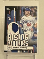 2025 Topps Update Dalton Rushing Rising Rookies Relic Black /10 Patch RC #RRR-DR