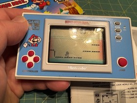 1988 Nintendo Super Mario Bros. Game & Watch YM-105 CIB IOB Complete Box works