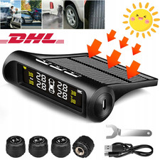 Solar LCD Wireless Auto TPMS Reifendruckkontr...