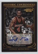 2012-13 Panini Contenders Historic 62/99 Sidney Moncrief #18 Auto HOF 0t64