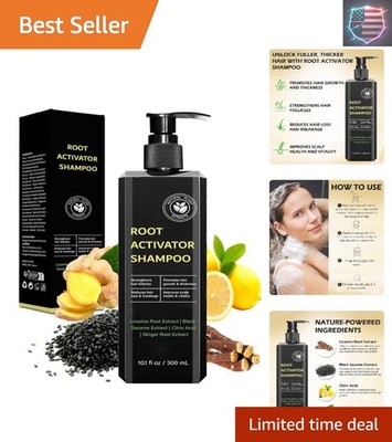 Root Activator Shampoo for Men, Hair Growth Shampoo for Hair Loss and Thinnin...