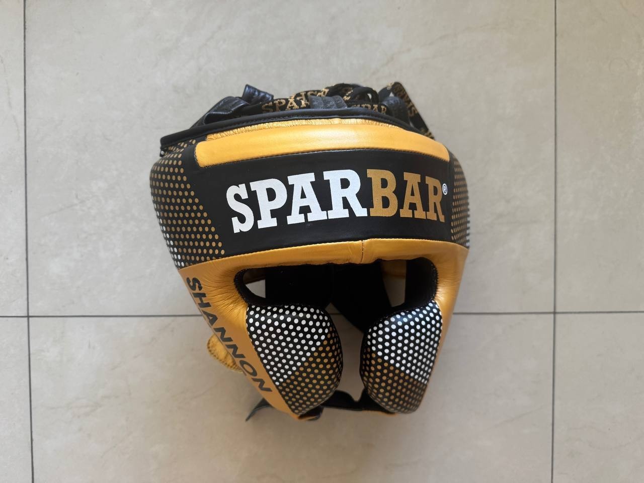SPARBAR Gold Black Boxing Sparring Kit Shannon Briggs Personalized SB1