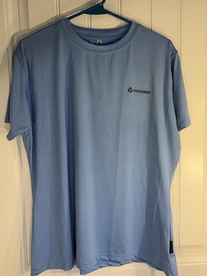 Urban Buck Men s Athletic Workout T-Shirt XL Blue Performance Moisture Wicking