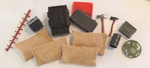 Vintage Lot of 14 GI Joe Miscellaneous Accessories