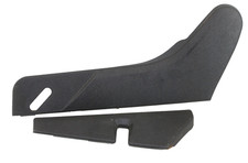 Abdeckung Blende Sitz schwarz Mercedes 190E W201 vorn links 2019182930