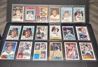 Nolan Ryan Vintage HOF Baseball Card Lot 18 Card Career Run 1973-1989 Topps Raw