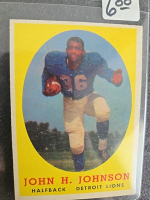 #ad #ad 1958 Topps John Henry Johnson #75 $4.49