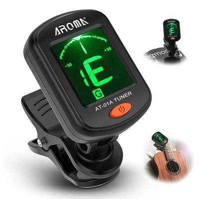 #ad Clip on LCD Chromatic Tuner For Electric Bass Ukulele Banjo amp; Mandolin New USA $0.99