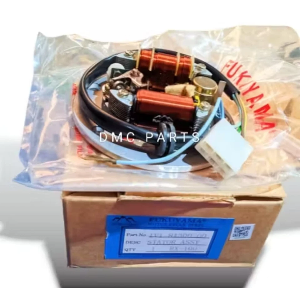 Alternador gerador estator Yamaha DT100 1974-78 DT125 RX100 COMPLETO - Imagem 3 de 3