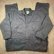 Liberty Coveralls Men's XL Reg Blue Pockets - Zip  Snap Front - 30" Inseam