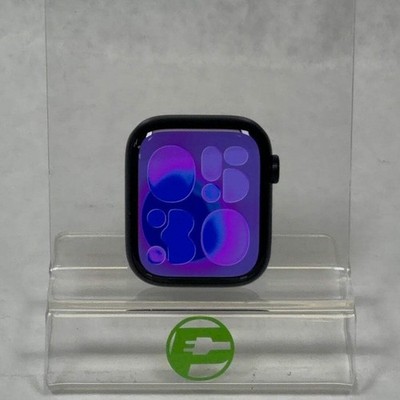 Unlocked Apple Watch Series 7 45MM Midnight Aluminum MKJ73LL/A Face Only
