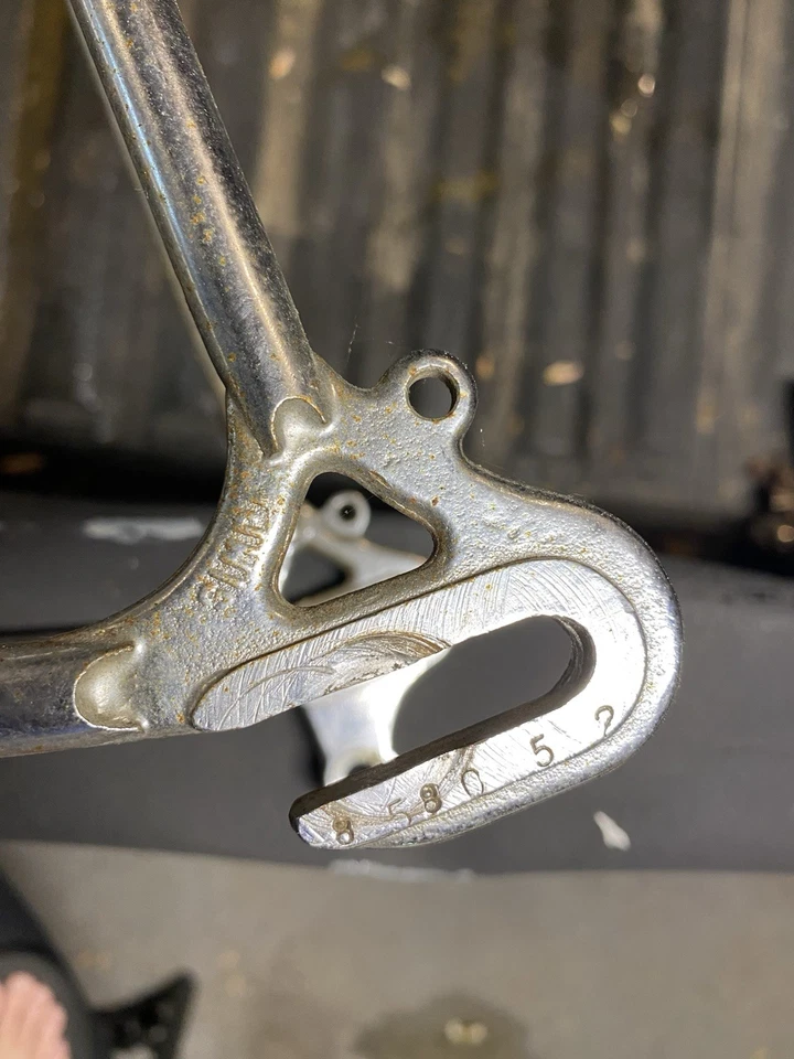 Cuadro de Bicicleta Gitane Vintage con Horquillas Tubo Superior 59cm Tubo Asiento 64cm Foto 4 de 4