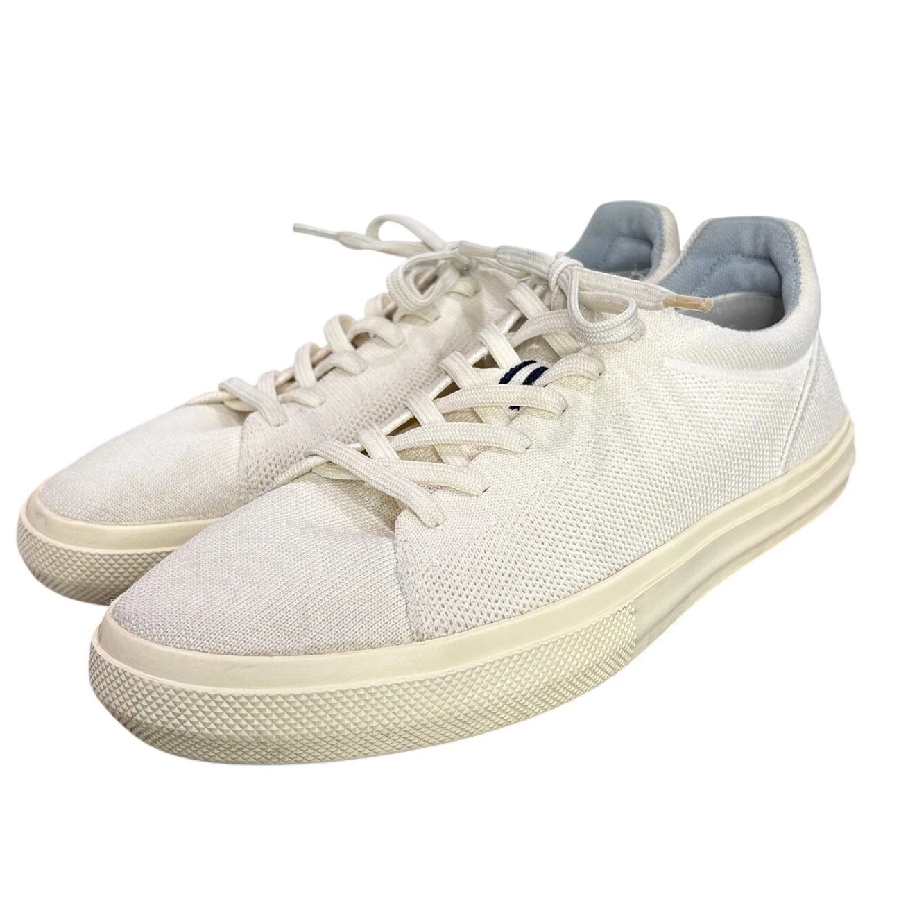 Rothys Womens 10.5 Mens 9 The RS02 Sneaker Bone White Lace Up Shoes Washable