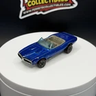 Vintage Hot Wheels Redline Custom Firebird Blue US Base - Good Condition