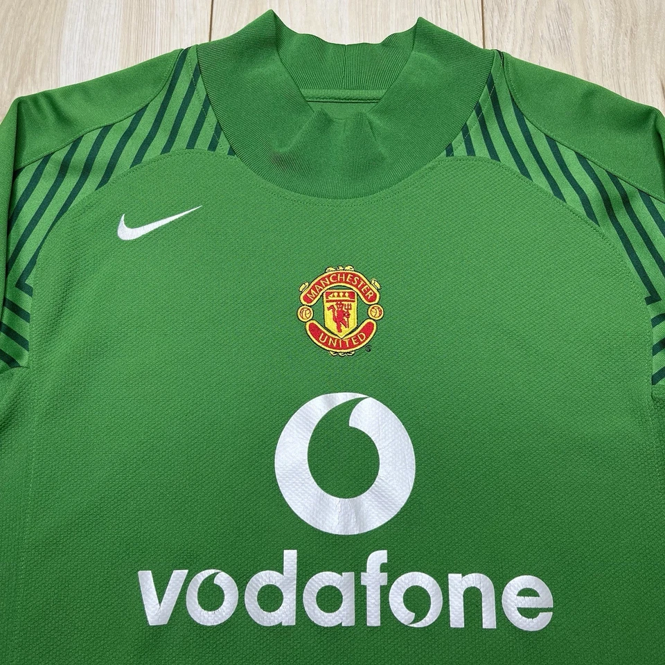 Camiseta de fútbol de portero Nike Manchester United 2004-2006 de colección y2k para hombre mediana Foto 2 de 4
