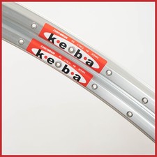 NOS AMBROSIO KEBA clincher RIMS 28" 700c 36h VINTAGE ROAD BIKE SILVER