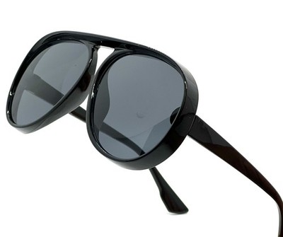 Fashion Sunglasses Designer Thick Frame Men Women Shades Yellow Lens Retro style