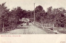 APPLETON WI - WEST PARK DRIVE vintage auto c1906
