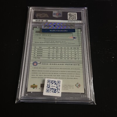 【コンプリート品】UPPER・DECK日本語版 USA 94バッジョ、ロマーリオ Tom Brady Autographed 2000 Upper Deck Rookie Card #254 New England