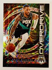Damian Lillard 2022-23 Panini Mosaic Overdrive Insert Mosaic Prizm