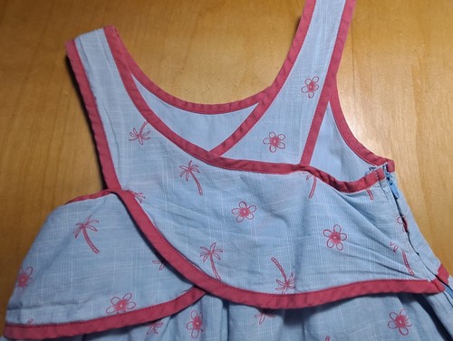 Sergent Major Cotton Sundress Palm Tree/Flower Print sz 4 yrs/104cm France - Picture 8 of 16