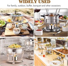 Steel Fuel Holder with Cover Chafer Canned Heat Fuel Box Buffet 4pcs Stainless S