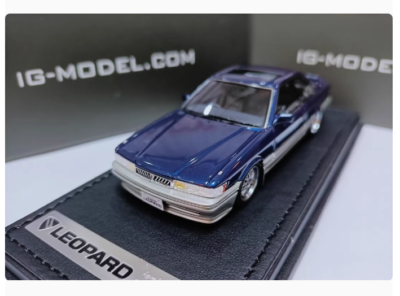 IG 1/43 Nissan Leopard 3.0 Ultima F31 Blue | eBay