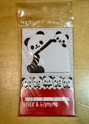 Wrapables Bookmark and Memo Sticky Notes, Panda and Cubs | eBay