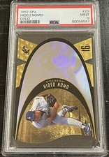 1997 SPx GOLD Hideo Nomo PSA 9 MINT HOLOGRAM DIE CUT #29 Dodgers Pop-2 NO 10s