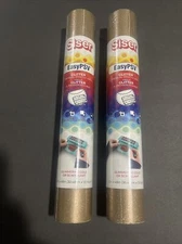 Siser EasyPSV Permanent Vinyl Decal Transfer Glimmering Gold12in by 48in 2 Rolls