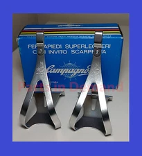 NOS Campagnolo Medium Alloy Toe Clip Super Record PAIR New in Box Superleggeri