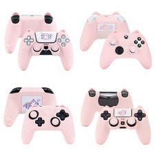 GeekShare Pink Cat Paw Case Cover for PS5/PS4/NSPRO/Xbox-X Controller Skin Kit