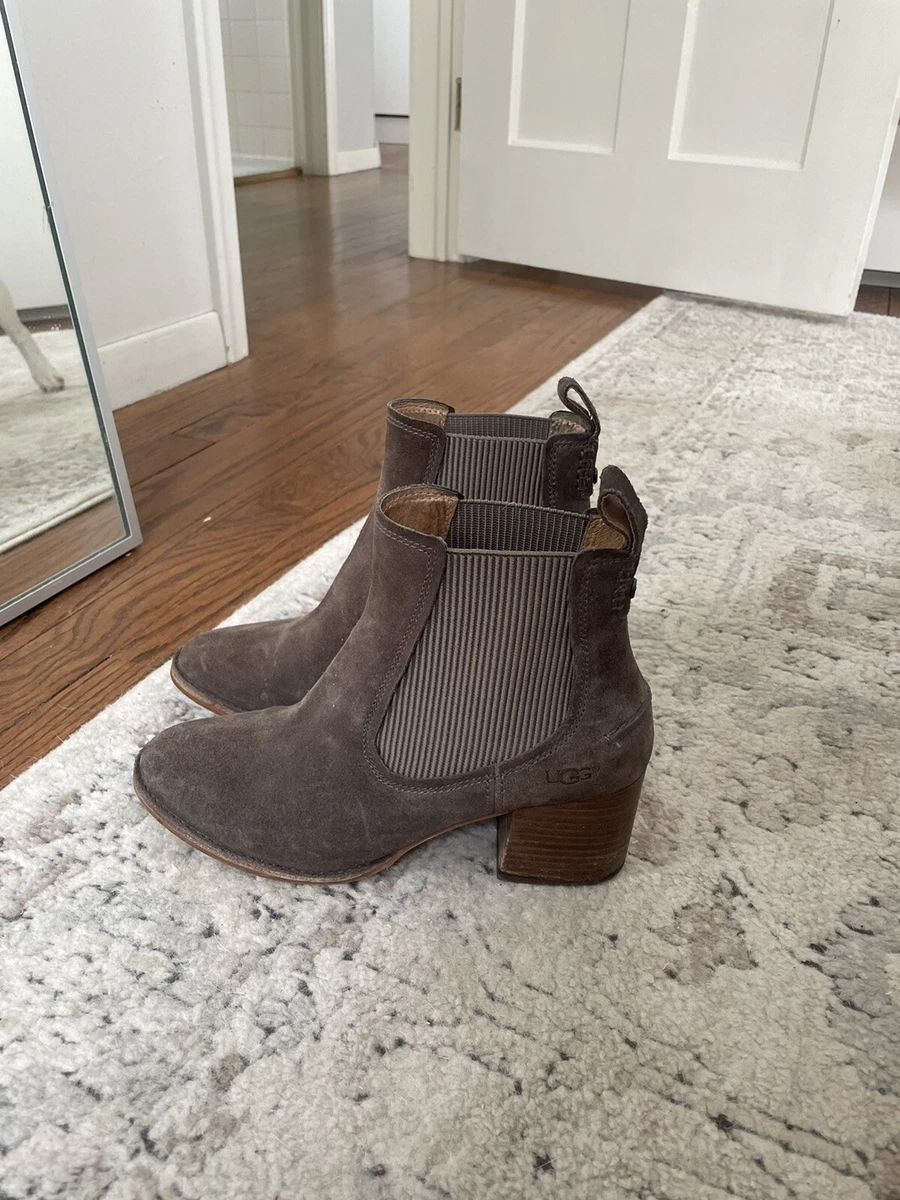 ugg womens faye boot brown 8.5