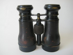 antique military binoculars